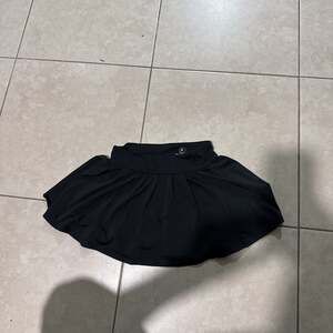 90 degree Black Pleated Athletic Skort with Built-in Shorts